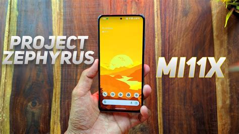 Project Zephyrus On Mi 11X First Android 13 ROM With Face Unlock