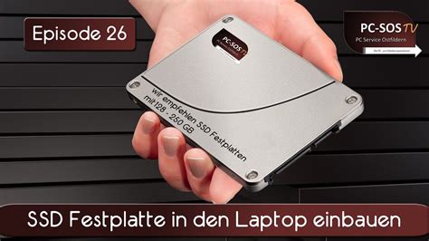 Laptop Festplatte Austauschen Einbauen Pc Sos Tv Youtube