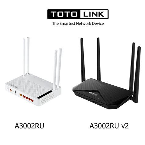 TotoLink A3002RU AC1200 Wireless Dual Band Gigabit Router HIETCH Ubon