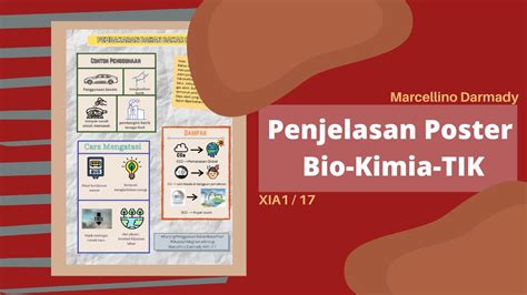 Penjelasan Poster Bio Kimia Tik Marcellino Darmady Youtube