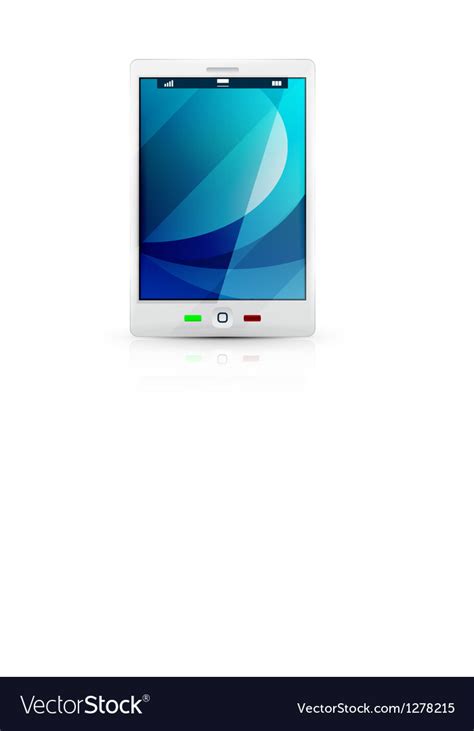 White mobile phone icon Royalty Free Vector Image