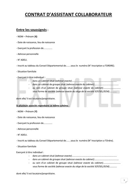 Mod Le De Contrat T L Chargement Gratuit Documents Pdf Word Et Excel