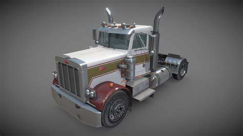 Peterbilt 289 Semi Truck Buy Royalty Free 3D Model By Veaceslav