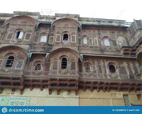 Jodhpur fort stock photo. Image of interior, architecture - 126208310