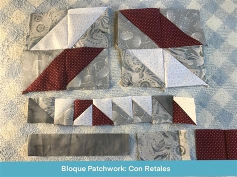 Bloque Patchwork Con Retales Ale Cose Y Cose