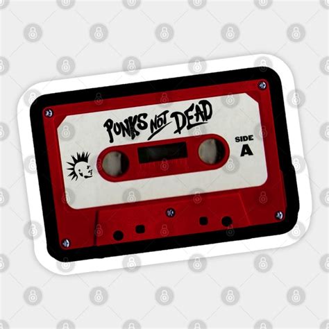 Retro Cassette Of Punks Punk Sticker Teepublic