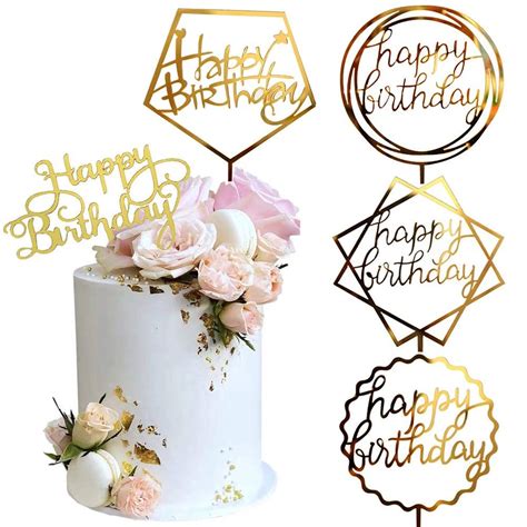 Material Cake Toppers Are Made Of High Quality Acrylic Durable And