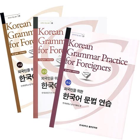 Yonsei Korean Grammar Practice For Foreigners English Explanation