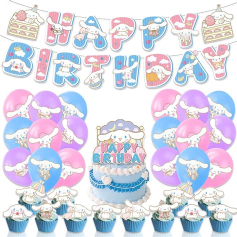 Amazon Cinnamoroll Birthday Decorations Cinnamoroll Party