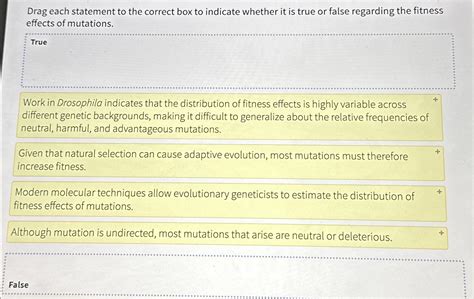 Solved Drag Each Statement To The Correct Box To Indicate Chegg