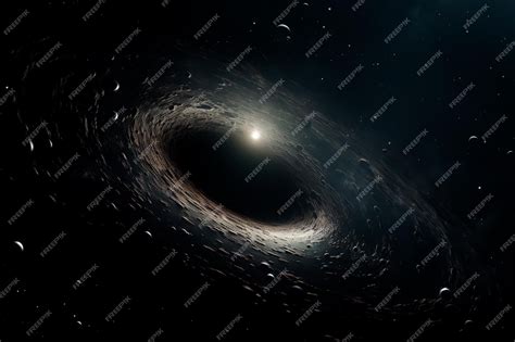 Premium Ai Image A Supermassive Black Hole At The Centre Of A Galaxy