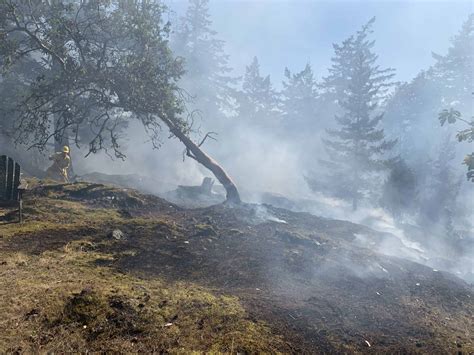 Another Wildland Fire Response Keeps Orcas Fire Busy Orcas Island