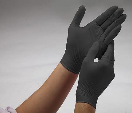 SKINTX Black Nitrile Exam Gloves Powder Free CriticalTool