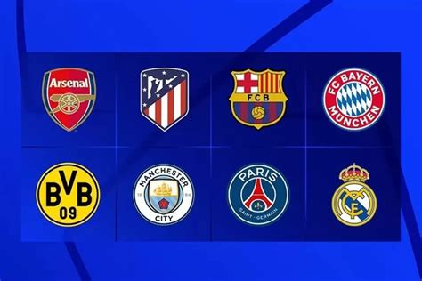 Drawing 8 Besar Liga Champions 2023 2024 Manchester City Vs Barcelona