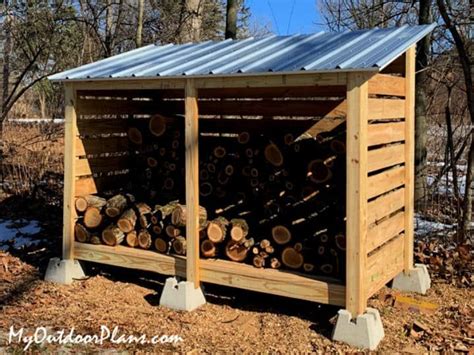 Free Diy Firewood Shed Plans How To Build A Wood Shed Firewood