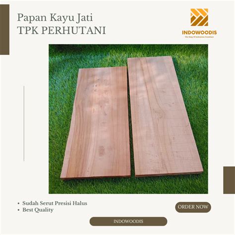 Jual Papan Kayu Jati Tpk Perhutani Ukuran Lebar Cm Shopee Indonesia