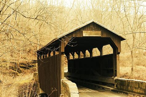 Herns Mill Covered Bridge Photograph by Ian Alford - Fine Art America