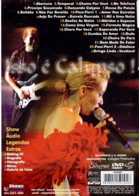 Dvd Banda Calypso Ao Vivo Vol Original Lacrado De Fabrica R