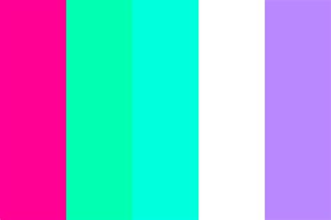 Pink And Turquoise Color Palette