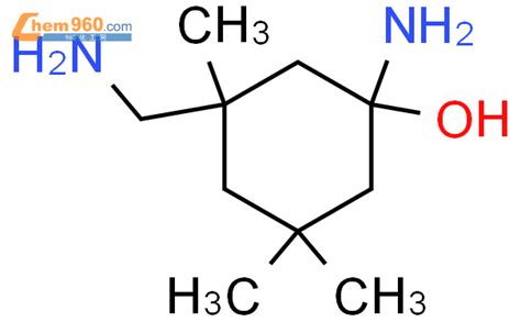 25724 35 0 Cyclohexanol 1 amino 3 aminomethyl 3 5 5 trimethyl 化学式结构式