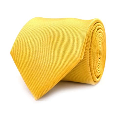 Plain Lemon Yellow Men S Silk Tie By Tresanti From Ties Planet Uk