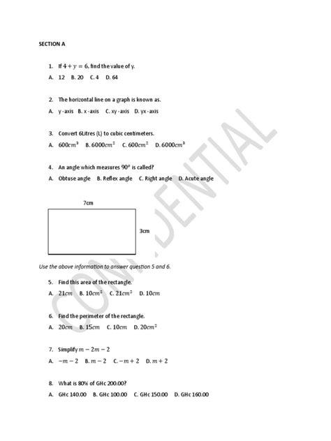 Math Question Grade 5 Pdf