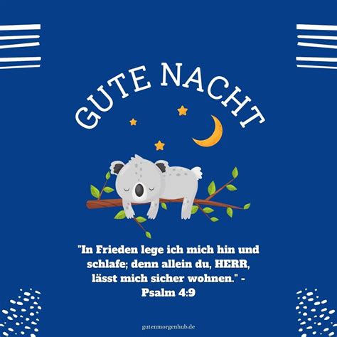 140 Gute Nacht Verse Für Einen Friedvollen Schlaf Gutenmorgenhub