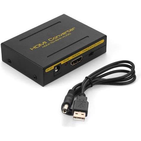 Xcsource Hdmi Vers Hdmi Et Optique Toslink Spdif Rca L R Adaptateur