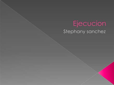 Ejecuta Stephanysanchez Arquitectura Ppt