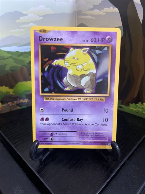 Drowzee Evolutions Common Pokemon Card Tcg Lp Ebay