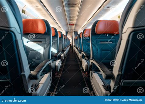 Flight Passengers In Plane People Traveling In Aircraft Pilot Cabin And Stewardess In Uniform