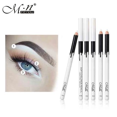 Menow 2018 12pcs White Eyeliner Pencil Eye Liner Waterproof Quick Dry Long Lasting Eye Brighten