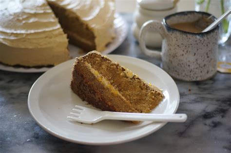 Black Tea Cake With Salted Honey Buttercream