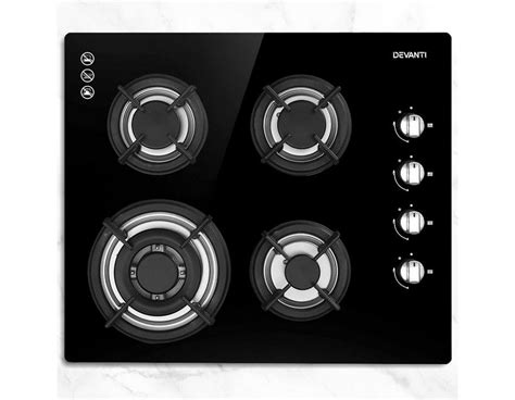 Buy Cooktop Hot Plate Cooker Cm Burner NG Or LPG Black Gas Stove Mss CT GAS SDB BK