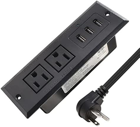 Amazon Conference Recessed Power Strip Socket With Usb Ports Table