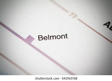 Belmont Station Boston Metro Map Stock Photo 541963738 | Shutterstock