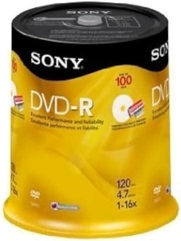 Amazon Sony Dvd R X Pack Gb Dvd R E Dvd X Dvd R