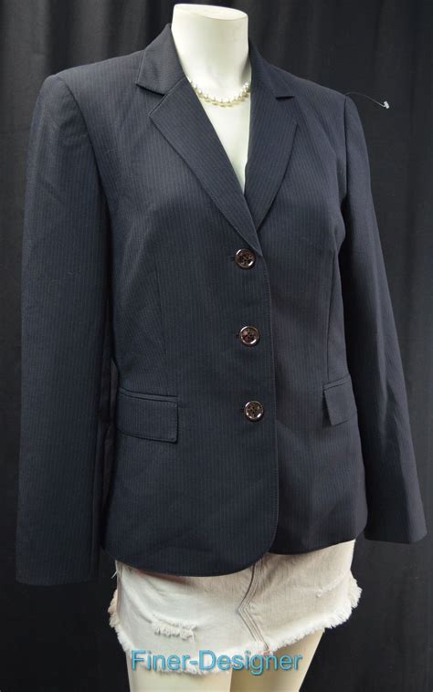 John Meyer Of Norwich Womens Blazer Suit Jacket Light Coat Gangster