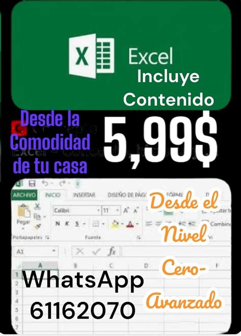 Curso De Excel De Cero Avanzado 599 Inversiones Rojo Pty