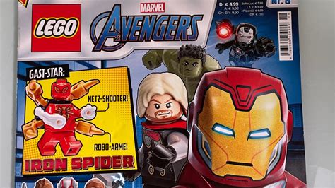 Lego Marvel Avengers Magazin Nr Mit Iron Spider Youtube