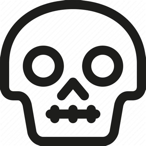 Avatar Death Emoji Face Silence Skull Smiley Icon Download On