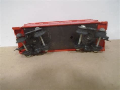 1953 Vintage American Flyer 638 S Gauge Red Caboose Wmetal Trucks