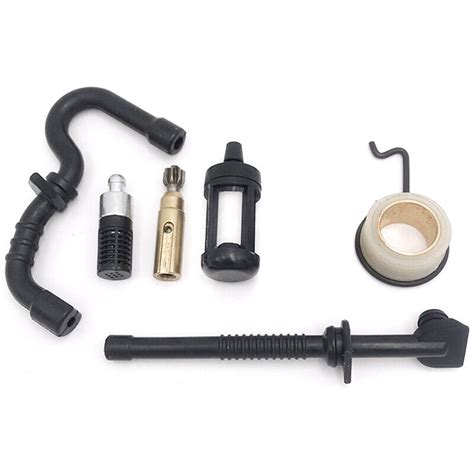 Oil Pump Worm Gear Fuel Oil Line Hose Kit For Ms Ms Ms