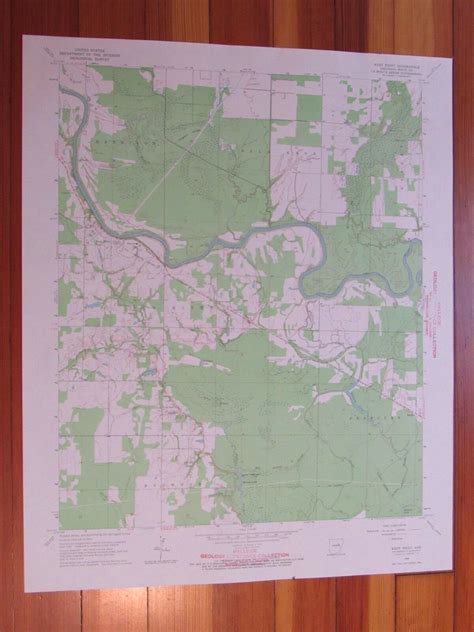 West Point Arkansas 1965 Original Vintage Usgs Topo Map 1965 Map