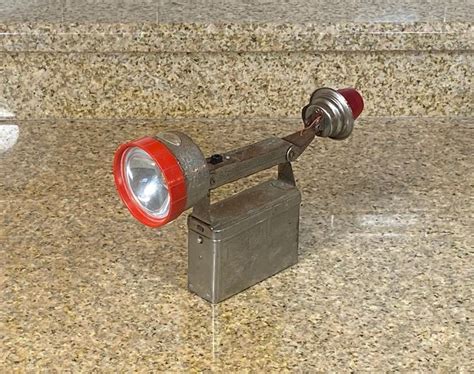 Hilco Flashlight Metal Safety Light Lamp Handheld Battery Etsy