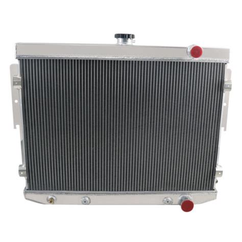 Row Aluminum Radiator Shroud Fan For Dodge Charger Coronet