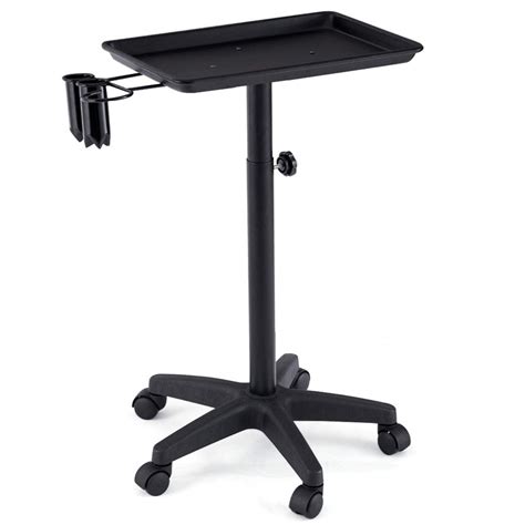 Giantex Mayo Rolling Aluminum Tray Cart Salon Instrument Trolley Stand