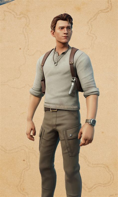 480x800 Resolution Tom Holland As Nathan Drake Fortnite Hd Skin Galaxy