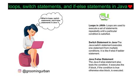 Loops Switch Statements And If Else Statements In Java Grooming Urban