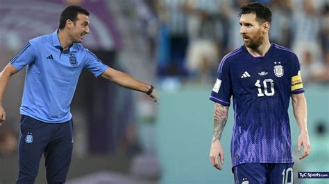 La Tajante Respuesta De Scaloni Sobre Los Minutos De Messi En El Mundial De Qatar 2022 Tyc Sports